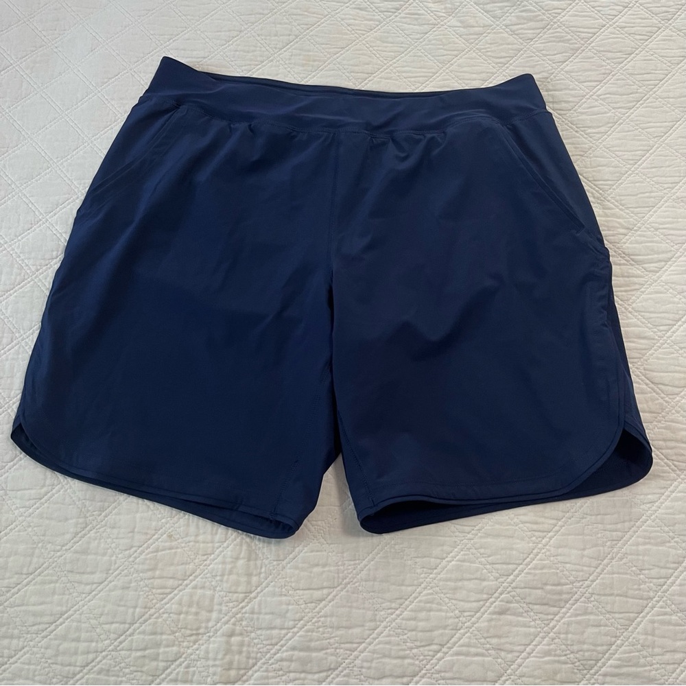 Lands’ End Navy Swim Shorts